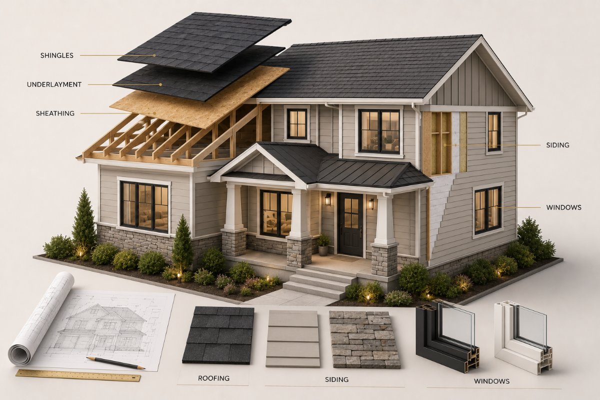 Professional roofing and siding installation in New Hampshire by Max Remodeling LLC